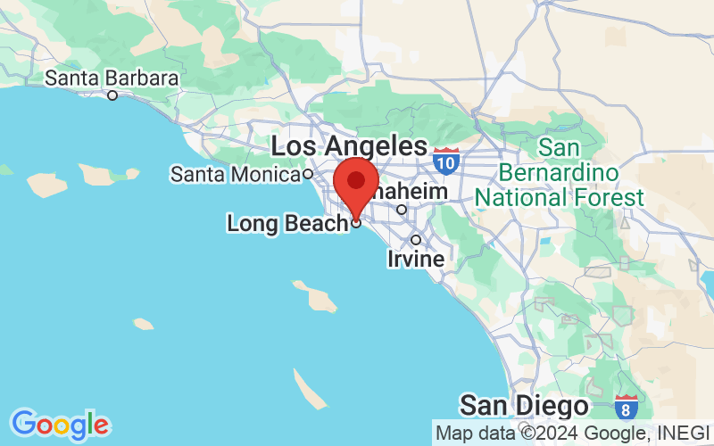 Map of Long Beach, California